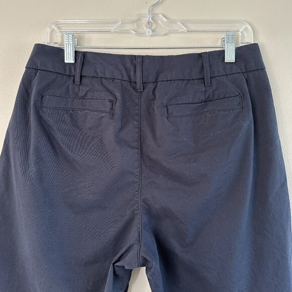 Quince Black Organic Stretch Cotton Chino Bermuda Shorts, 10 - Picture 6 of 9